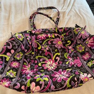 Vera Bradley Purple Punch Duffle Bag